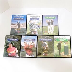 PGA Tour Partners Club Game Improvement DVDs Series Golf Instructions 7 DVD Lot